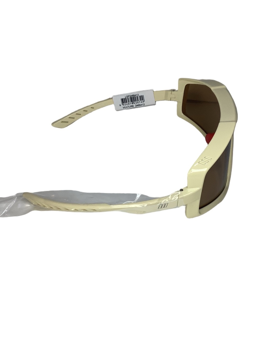Le Specs Vulture Shield Sunglasses In Ivory New - Picture 3 of 5